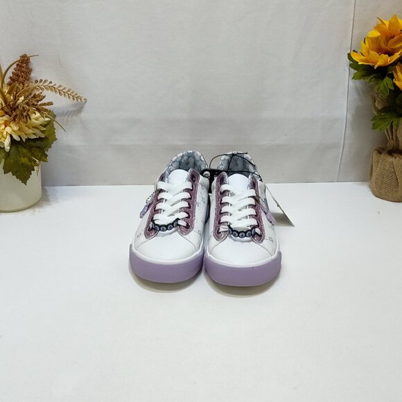 Disney Stitch Low Top Sneaker Womens Size 7 Lace Up Glitter Details By Ground Up - Picture 5 of 9